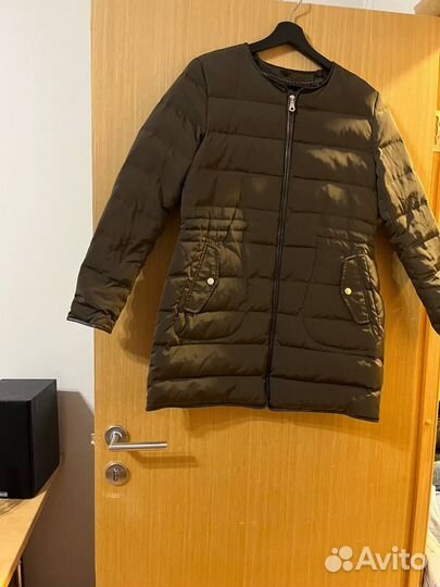 Пуховик с мехом Massimo Dutti