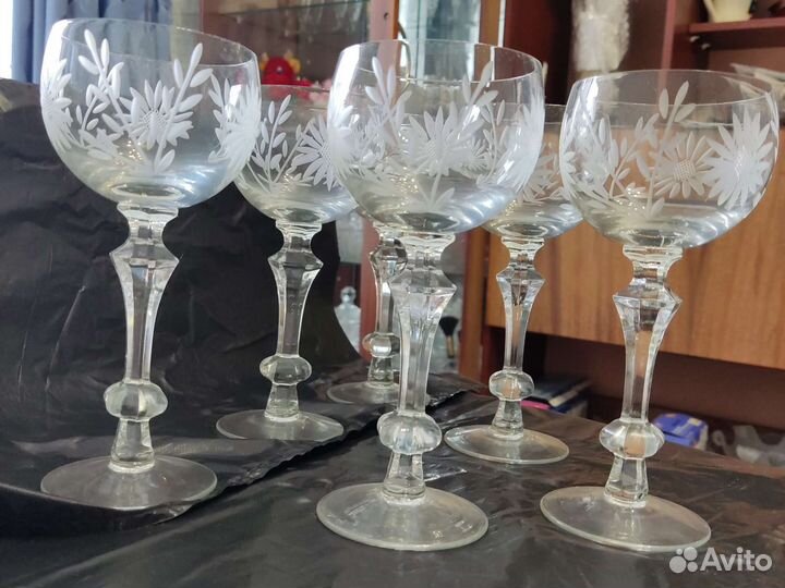 Хрустальные бокалы СССР