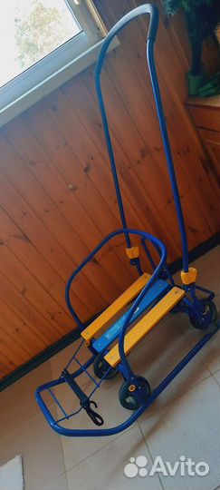 Санки детские с колёсами