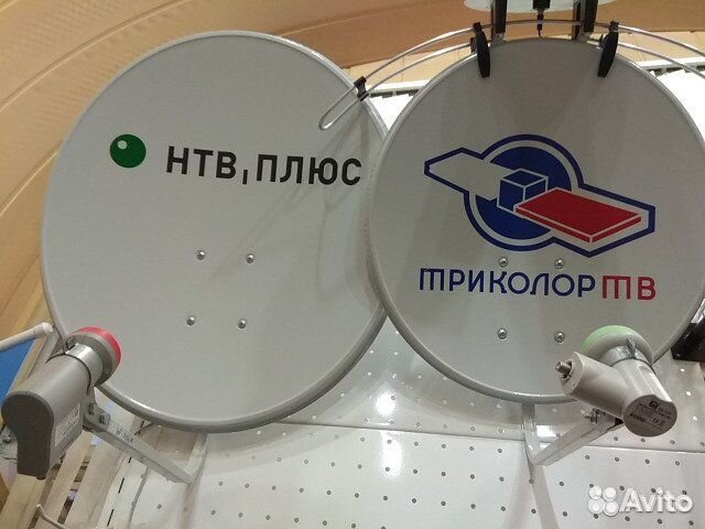 Антенны (Tricolor, NTV+, MTS, DVB-T2) с установкой