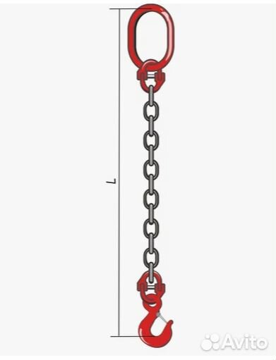Стропы цепные 8т, 6м. комплект 4 шт бу
