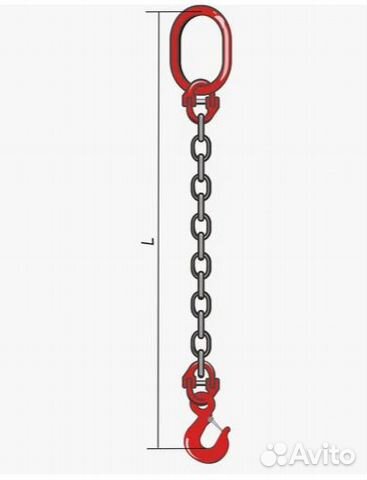 Стропы цепные 8т, 6м. комплект 4 шт бу