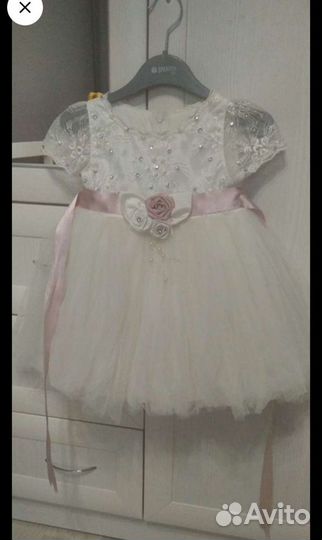 Нарядное платье для девочки 1 год