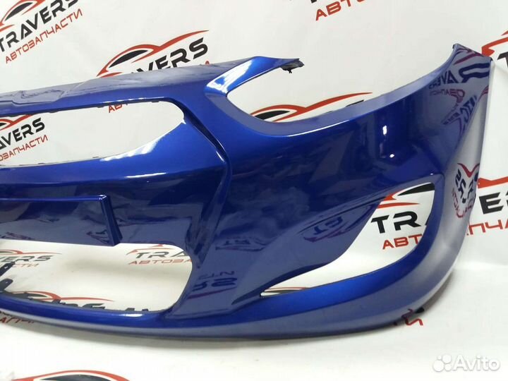 Бампер перед Hyindai Solaris с10г.WGM blue sapfir