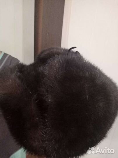 Шапка норковая ушанка