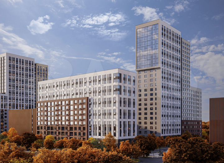 2-к. квартира, 62,2 м², 20/25 эт.