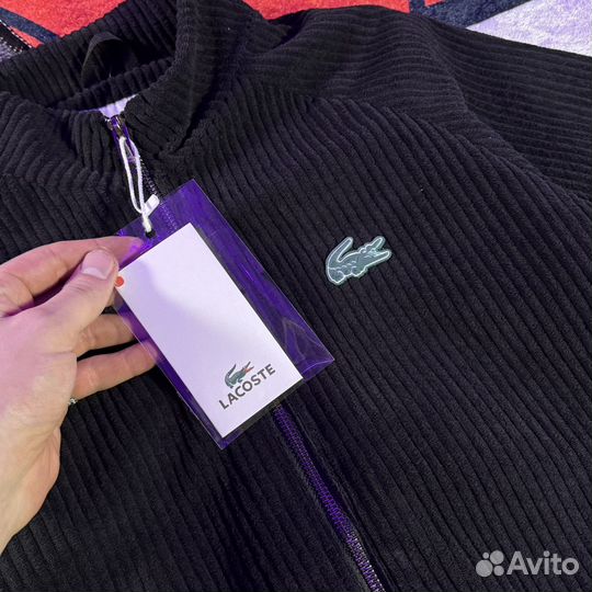 Весенняя вельветовая куртка Lacoste