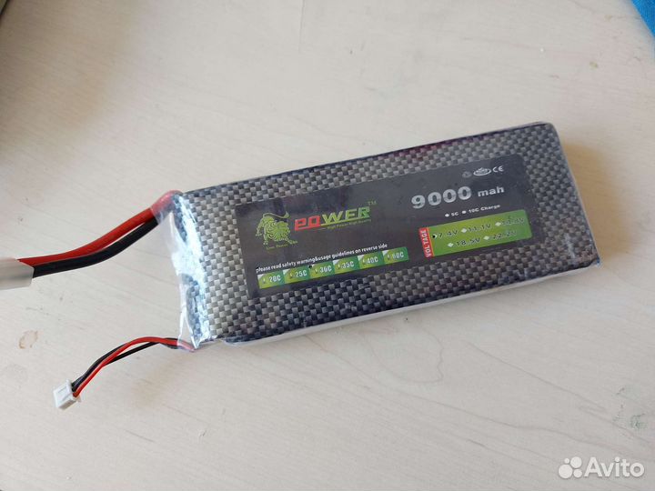 Аккумулятор LiPo 2S 9000mah