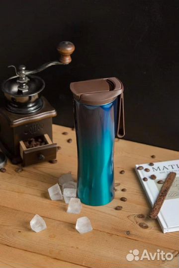 Термокружка Xiaomi Kiss Kiss Fish oled Blue