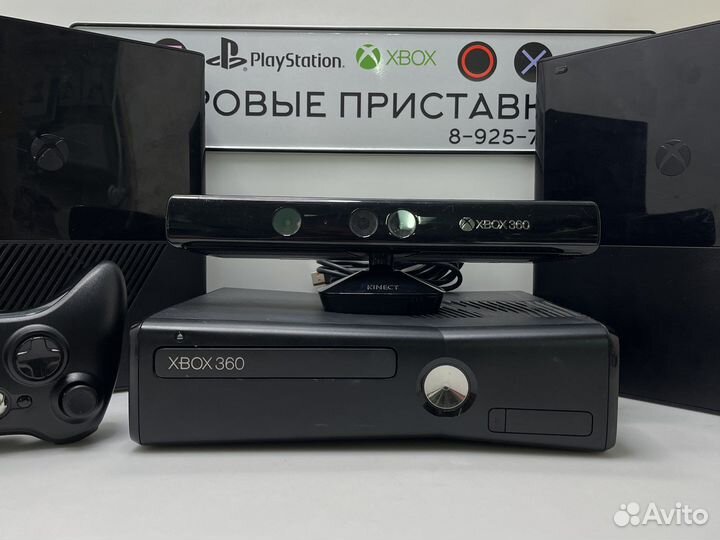 Xbox 360 Slim 250Gb +35 игр Freeboot Гарантия