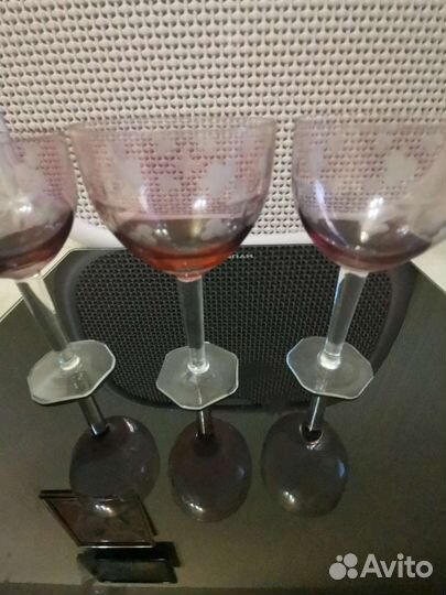 Рюмки из цветного стекла