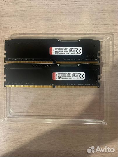 Оперативная память Hyrepx/fury/ddr4/2400mhz