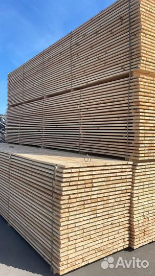 Доска обрезная сосна ель 50х150х6000 2 сорт