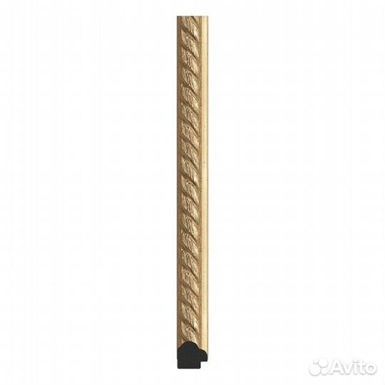 Зеркало Evoform Definite 68х48 Витая латунь