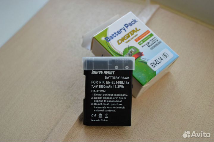 Аккумулятор EN-EL 14/EN-EL 14A для Nikon