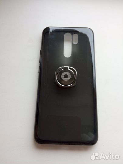 Чехол для Redmi 9 с кольцом-держателем и стеклом