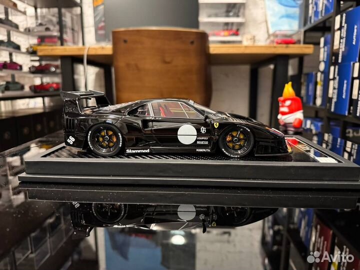 18040B VIP Ferrari F40 black 1:18