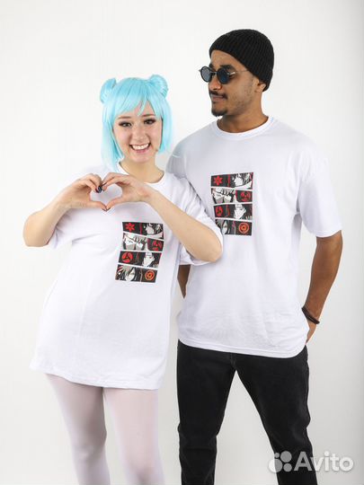 Футболки с аниме принтом