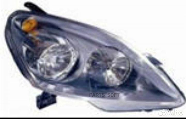 Фара opel zafira 05- (чёрный) прав