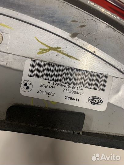 Фонарь правый BMW X6 E71 22418002