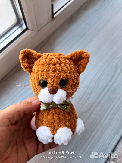 Котики вязаные игрушки