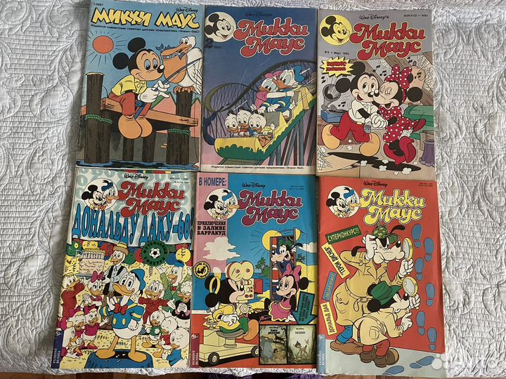 Журналы 90-х Комиксы Микки Маус