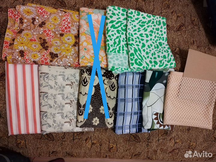 Ткань разная новая