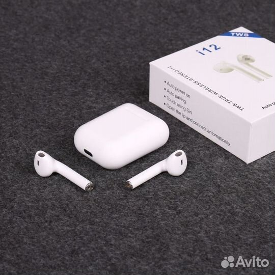Беспроводные наушники TWS i12 (White)