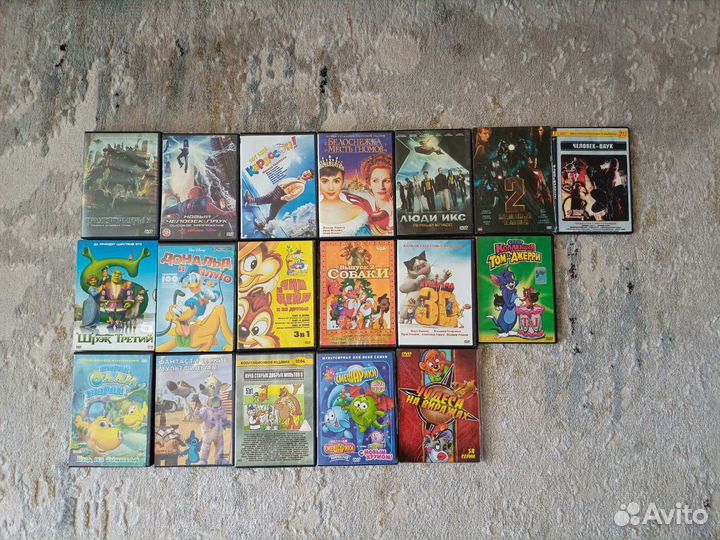 DVD диски мультфильмы/фильмы