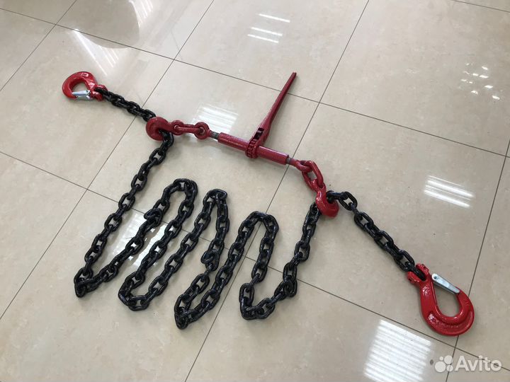Цепные стяжки для крепления груза с талрепом