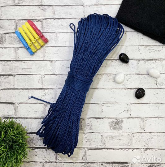 Шнур полипропиленовый 4мм 100м с сердечником шпт