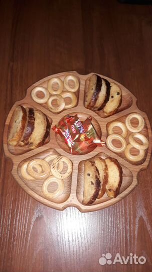 Менажница деревянная секционная из бука