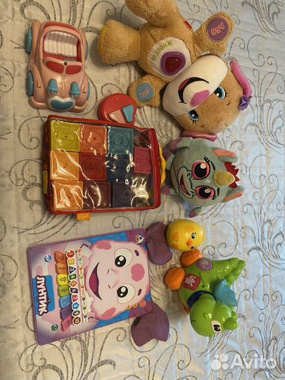 Развивающие игрушки пакетом ELC, Fisherprice