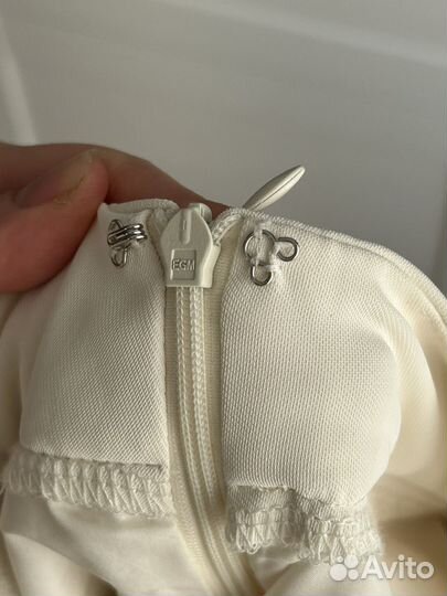 Брюки струящиеся белые