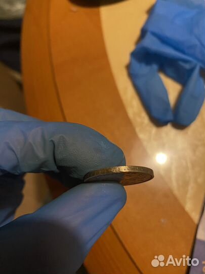 Серебрянная монета 2 франка 1938 года