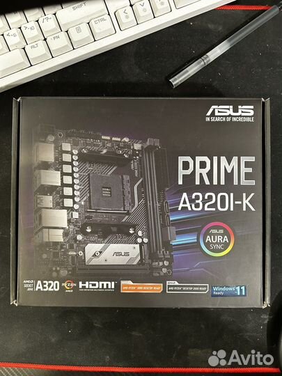 Mini-itx Комплект ryzen 5 3600+asus a320i-k