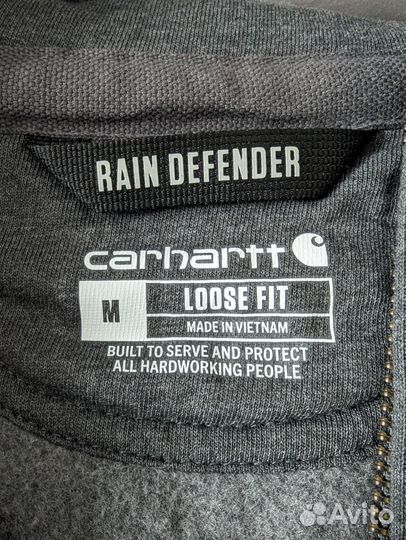 Зип-худи Carhartt Серое Rain Defender Оригинал