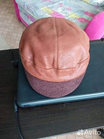 Кожаная кепка