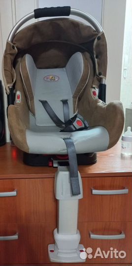 Автолюлька с базой isofix