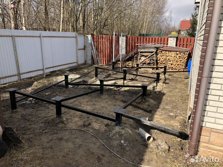 Винтовые сваи под ключ установка