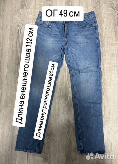 Джинсы мужские w38