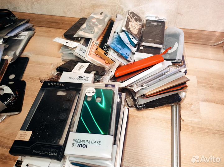 Лот - Чехлы 220 штук + 30 стёкол. iPhone, samsung