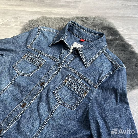Джинсовая куртка женская 44 46 M Esprit