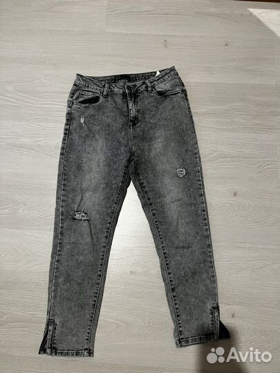 Джинсы серые 46 48