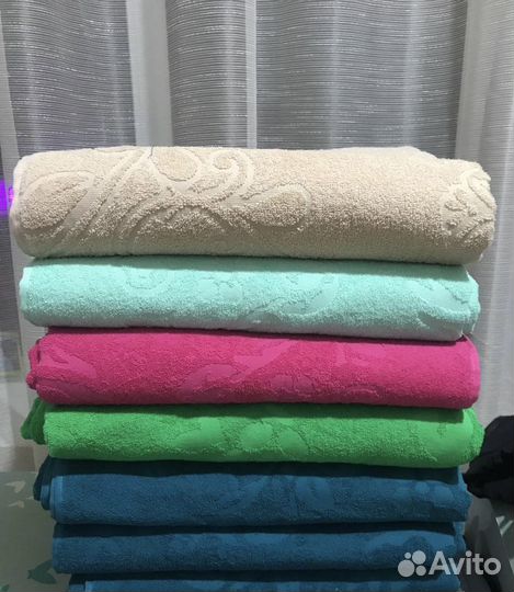Махровое покрывало-простынь
