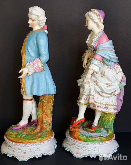 Парные статуэтки, Франция 19век