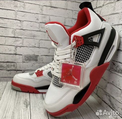 Nike air jordan 4 кpoccoвки мужскиe весенние