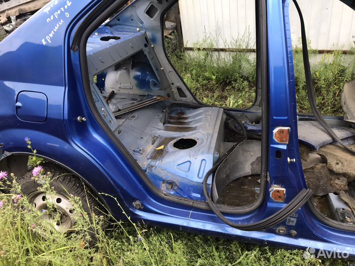 Порог Рено Логан стойка центральная окорок