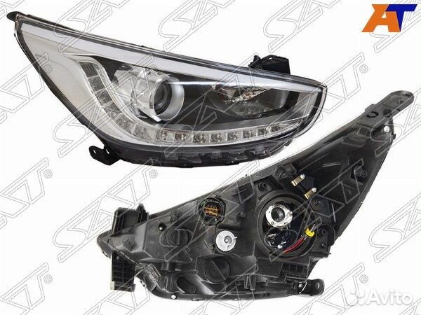 Фара hyundai solaris