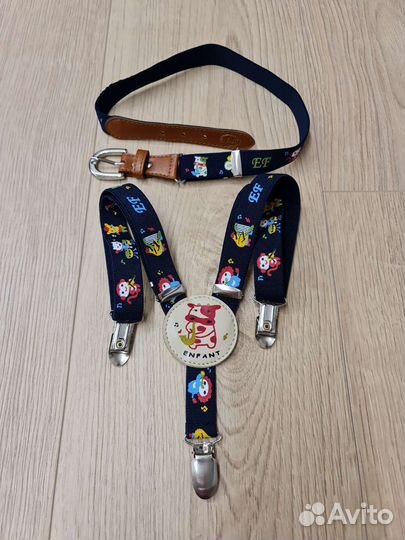Подтяжки и ремень детские enfant